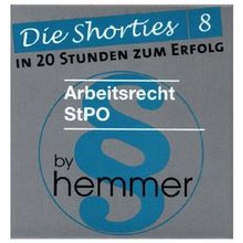 Shorties Box 8 - Arbeitsrecht/StPO - Karl-Edmund Hemmer, Achim Wüst, Box - Fashion24 DE - Modalova
