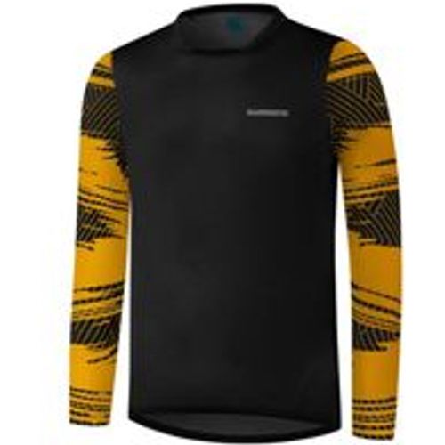 MYOKO L.S. Long Sleeve Jersey, Mustard Yellow - Shimano - Modalova