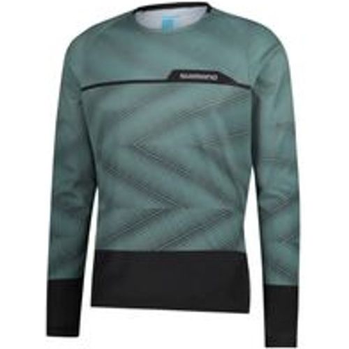 MYOKO L.S. Long Sleeve Jersey, Green - Shimano - Modalova