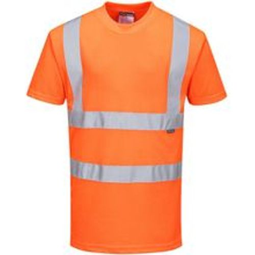 Herren Warnschutz T-Shirt Atmungsaktiv, Klasse 2 Gr. xs - Orange - Portwest - Modalova