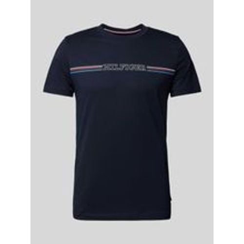 T-Shirt mit Label-Print - Tommy Hilfiger - Modalova