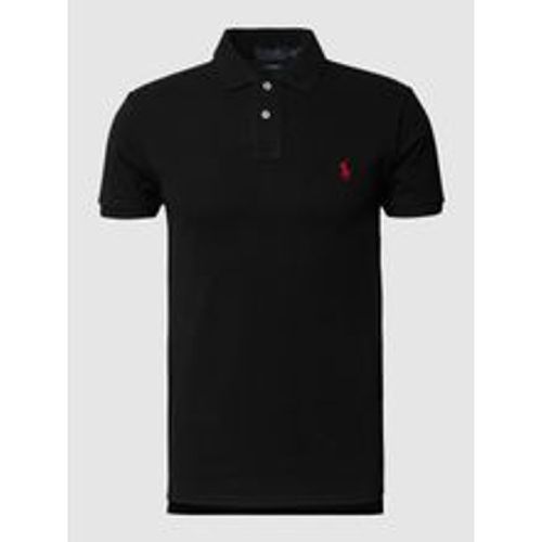 Slim Fit Poloshirt mit Logo-Stitching - Polo Ralph Lauren - Modalova