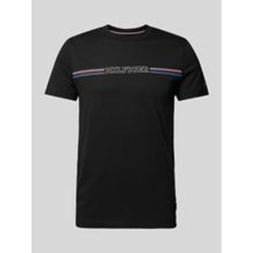 T-Shirt mit Label-Print - Tommy Hilfiger - Modalova