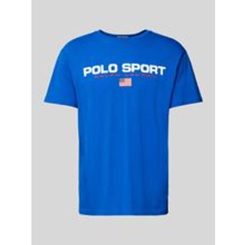 T-Shirt mit Label-Print - Polo Sport Ralph Lauren - Modalova
