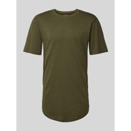 T-Shirt mit abgerundetem Saum Modell 'ENOA' - jack & jones - Modalova