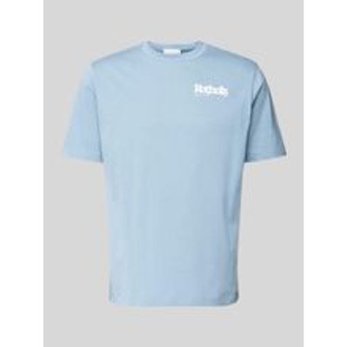 T-Shirt mit Label-Print Modell 'Retro Logo' - Rotholz - Modalova