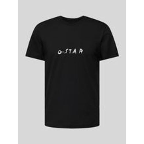 T-Shirt mit Label-Print - G-Star Raw - Modalova