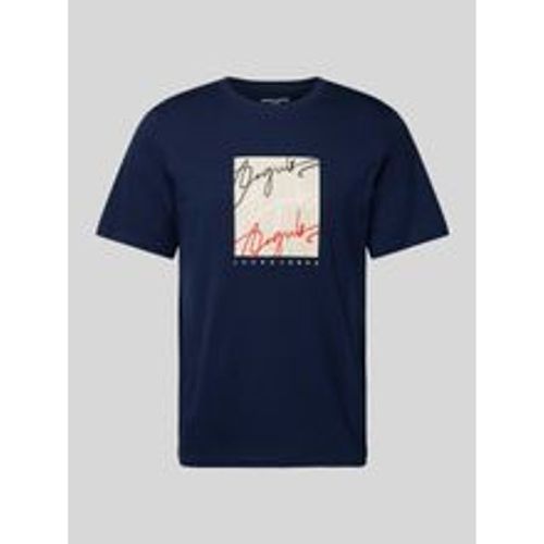T-Shirt mit Label-Print Modell 'JOSHUA' - jack & jones - Modalova