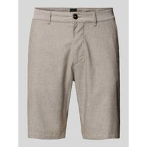 Slim Fit Bermudas mit Strukturmuster - Boss Orange - Modalova