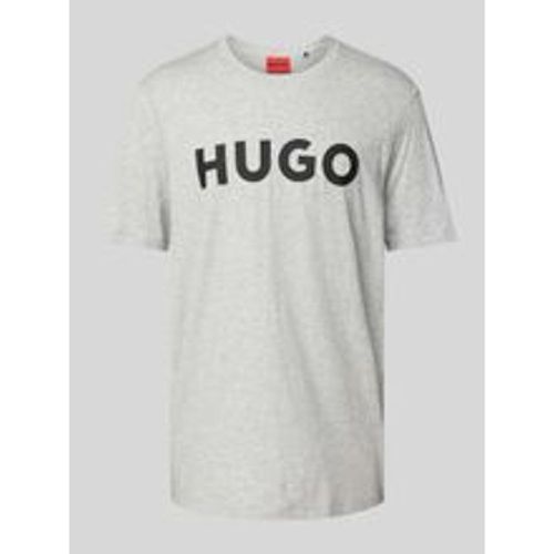 T-Shirt mit Label-Schriftzug Modell 'DULIVIO' - HUGO - Modalova