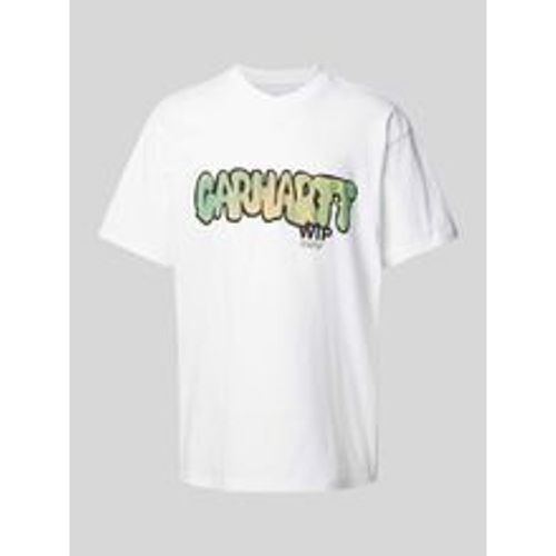 T-Shirt mit Label-Print - Carhartt - Modalova
