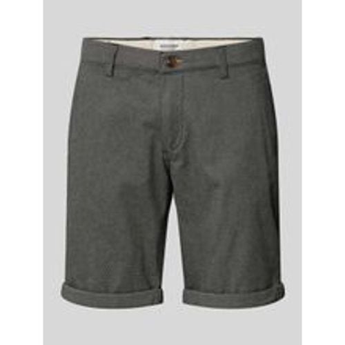 Regular Fit Bermudas mit Strukturmuster Modell 'FURY' - jack & jones - Modalova