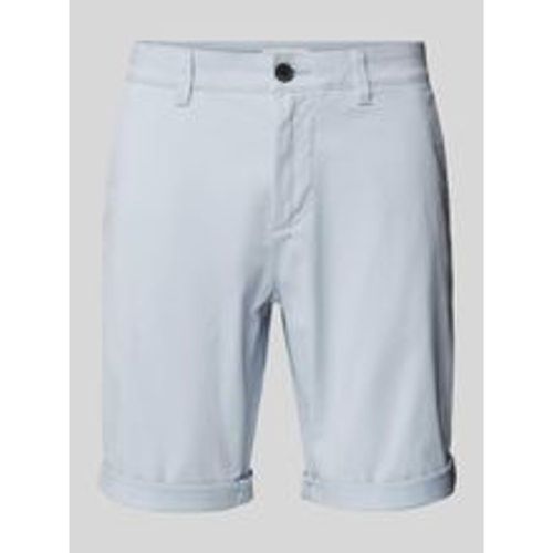 Slim Fit Chino-Shorts in unifarbenem Design - Tom Tailor Denim - Modalova