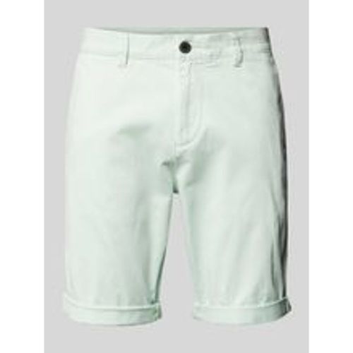 Slim Fit Chino-Shorts in unifarbenem Design - Tom Tailor Denim - Modalova