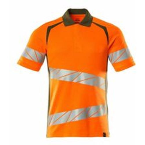 Polo-Shirt, moderne Passform Polo-shirt Gr. 3XLONE, hi-vis orange/moosgrün - Mascot - Modalova