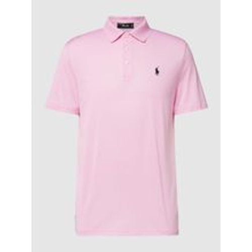 Tailored Fit Poloshirt mit Label-Stitching - Polo Ralph Lauren - Modalova