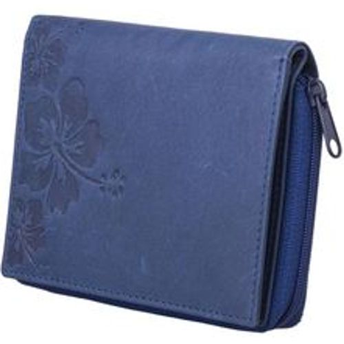 Damen Geldbörse "Malva" Leder (Farbe: jeansblau) - HJP - Modalova