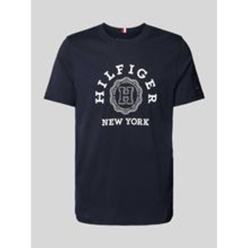 T-Shirt mit Label-Print - Tommy Hilfiger - Modalova