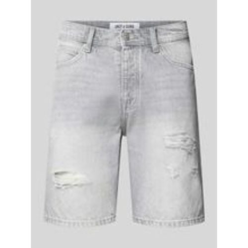 Regular Fit Jeansshorts im Destroyed-Look Modell 'EDGE' - Only & Sons - Modalova