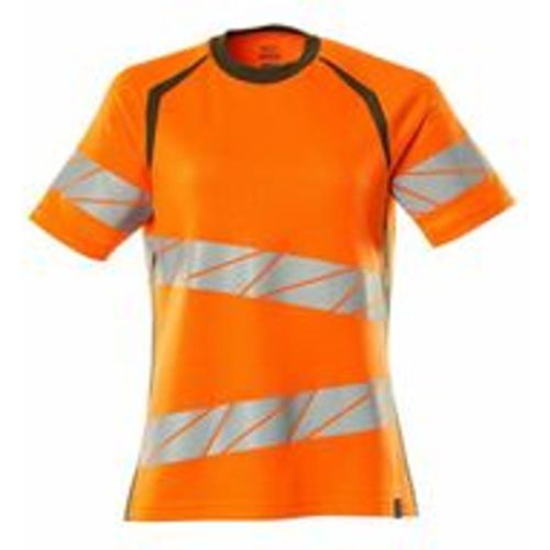 Damen-T-shirt 19092-771 3XL hi-vis orange/moosgrün - Mascot - Modalova