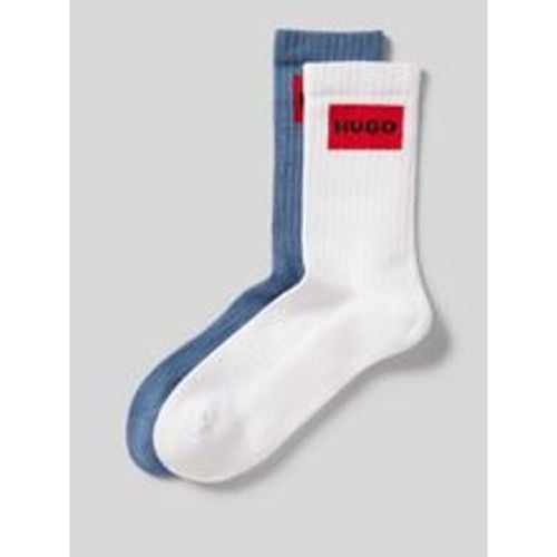 Socken mit Label-Stitching im 2er-Pack - HUGO - Modalova