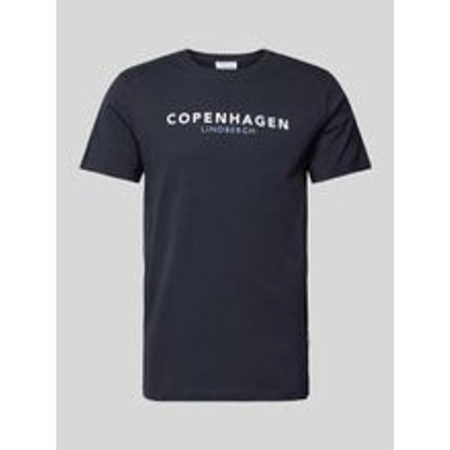 T-Shirt mit Label-Print Modell 'Copenhagen' - lindbergh - Modalova