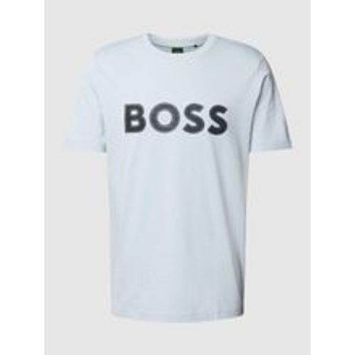 T-Shirt mit Label-Print - BOSS Green - Modalova