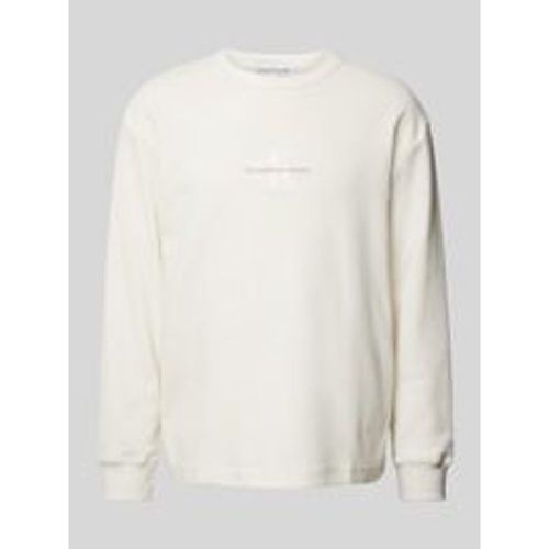 Longsleeve mit Label-Stitching - Calvin Klein - Modalova