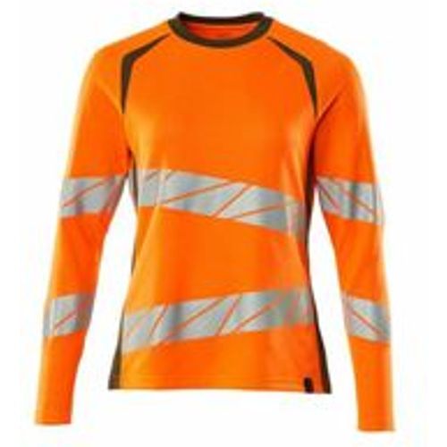 Damen-T-Shirt 19091-771-1433 Gr. 3XL hi-vis orange/moosgrün - Mascot - Modalova