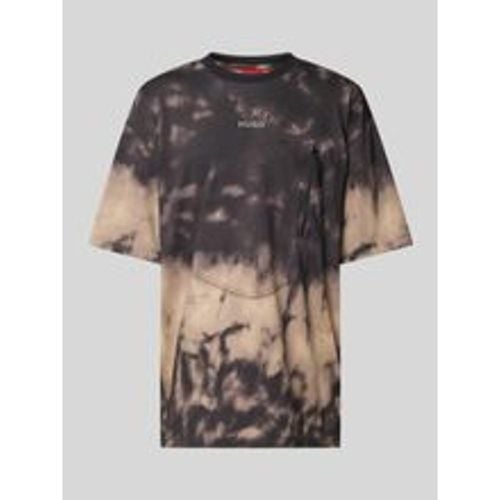 T-Shirt mit Label-Print Modell 'Doforesto' - HUGO - Modalova