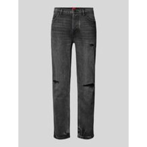 Tapered Fit Jeans im Destroyed-Look Modell ' 634' - HUGO - Modalova