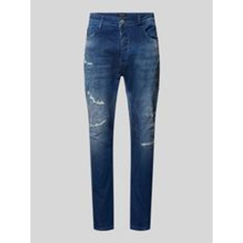 Tapered fit Jeans im 5-Pocket-Design Modell 'Wenko' - ER Elias Rumelis - Modalova