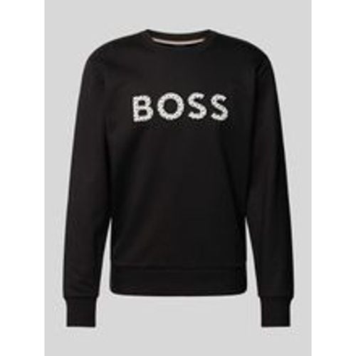 Sweatshirt mit Label-Stitching Modell 'Soleri' - Boss - Modalova