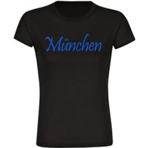 Multifanshop Damen T-Shirt - München blau - Schriftzug - Druck blau - Frauen - Fashion24 DE - Modalova