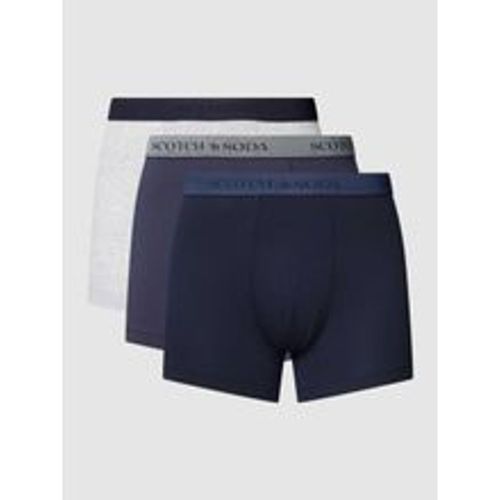 Trunks mit elastischem Logo-Bund im 3er-Pack - Scotch & Soda - Modalova