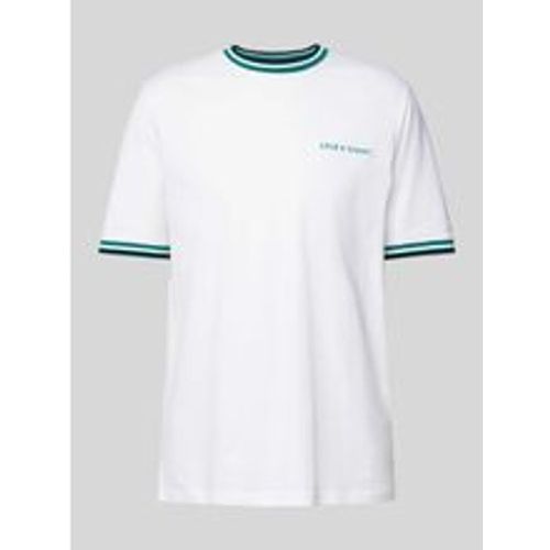 T-Shirt mit Label-Stitching - Lyle & Scott - Modalova