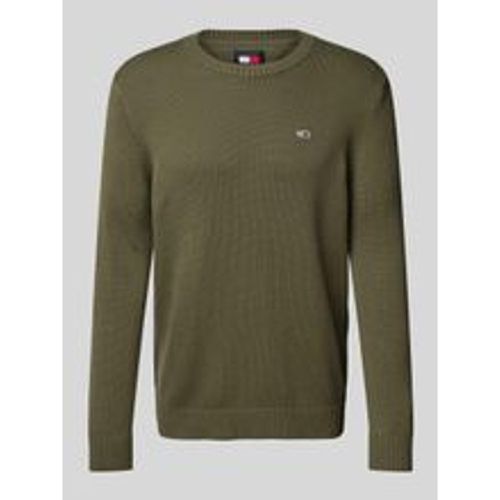 Slim Fit Strickpullover mit Logo-Badge - Tommy Jeans - Modalova