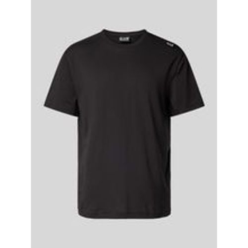 T-Shirt mit Label-Patch - EA7 Emporio Armani - Modalova