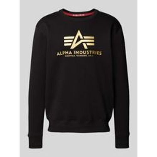 Sweatshirt mit Rundhalsausschnitt - alpha industries - Modalova