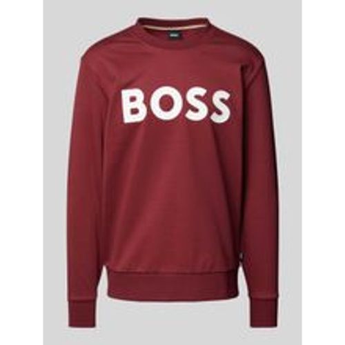 Sweatshirt mit Label-Print Modell 'Soleri' - Boss - Modalova