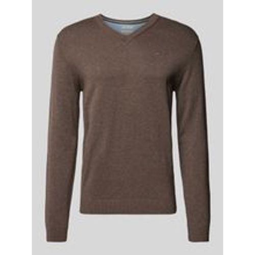 Regular Fit Strickpullover mit V-Ausschnitt - Tom Tailor - Modalova