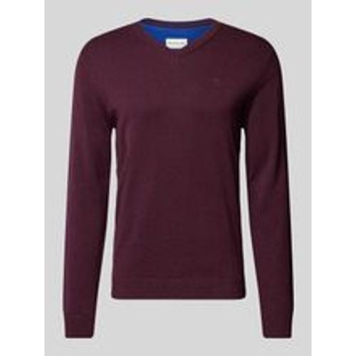 Regular Fit Strickpullover mit V-Ausschnitt - Tom Tailor - Modalova