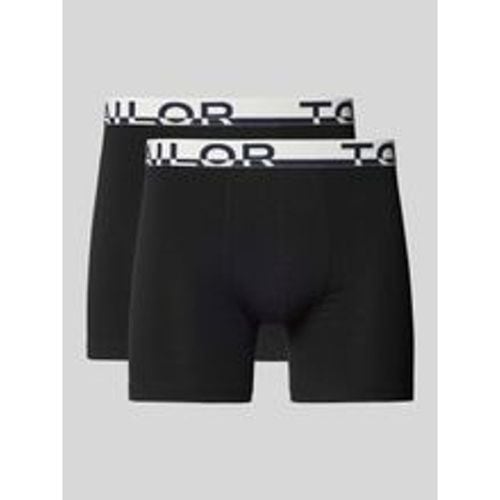 Slim Fit Trunks mit Label-Schriftzug am Bund - Tom Tailor - Modalova