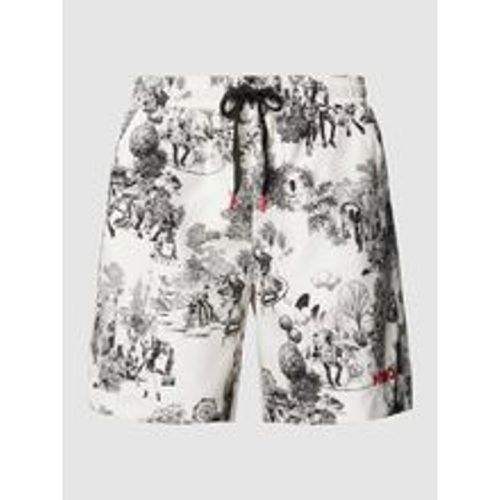 Badehose mit Allover-Print Modell 'JOUY' - HUGO - Modalova