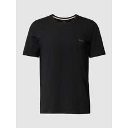 T-Shirt mit Label-Stitching - Boss - Modalova