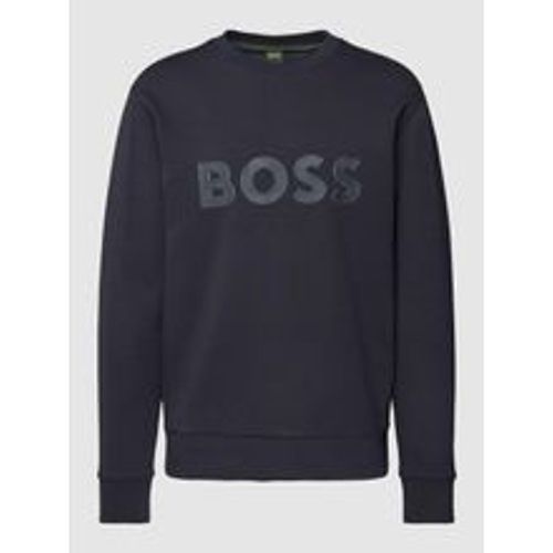 Sweatshirt mit Label-Print Modell 'Salbo' - BOSS Green - Modalova