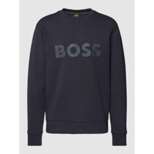 Sweatshirt mit Label-Print Modell 'Salbo' - BOSS Green - Modalova