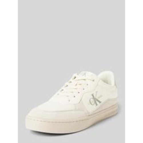 Ledersneaker mit Label-Details Modell 'CLASSIC CUPSOLE LOW MIX' - Calvin Klein - Modalova