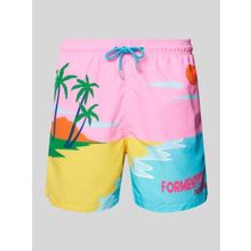 Badeshorts mit Statement-Stitching Modell 'GUSTAVIA' - Mc2 Saint Barth - Modalova