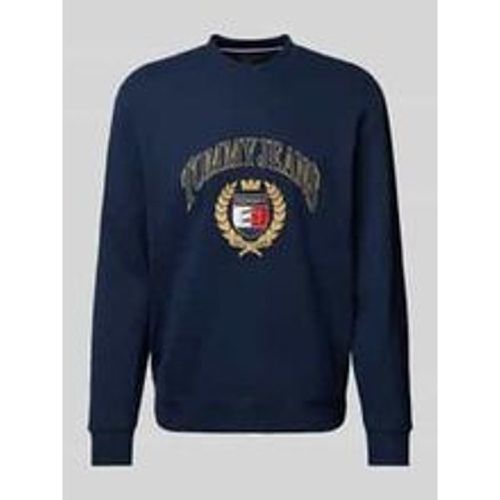 Regular Fit Sweatshirt mit Label-Stitching - Tommy Jeans - Modalova